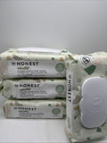 (4) Honest Company Clean Conscious Sensitive Wipes 99% Water  (288 Wipes)