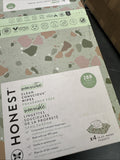 (4) Honest Company Clean Conscious Sensitive Wipes 99% Water  (288 Wipes)