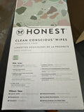 (4) Honest Company Clean Conscious Sensitive Wipes 99% Water  (288 Wipes)