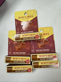 (5)  Burt's Bees Limited Edition Salted  Caramel Moisturize Lip Balm COMBINESHIP