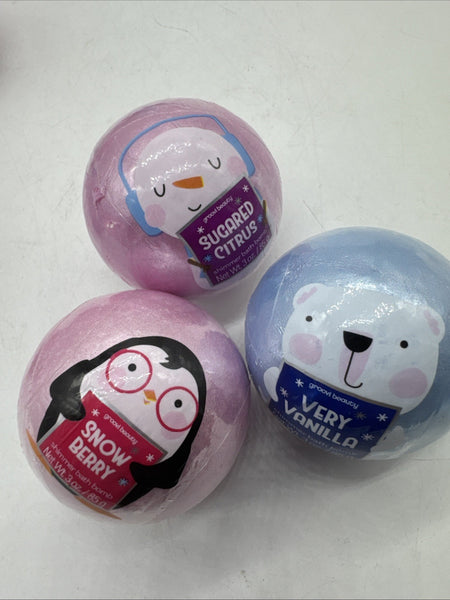 (3) Bath Bomb Berry Citrus Shimmer Vanilla Easter Egg Hunt Basket COMBINESHIP