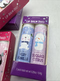 (7) Lip Balm Duo Gift Easter Basket Berry Citrus Vanilla Pink 14ttl COMBINESHIP