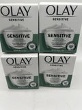 (4) Olay Sensitive Soothing Moisturizer Oatmeal FragranceFree Wrinkle 1.7o 5/25