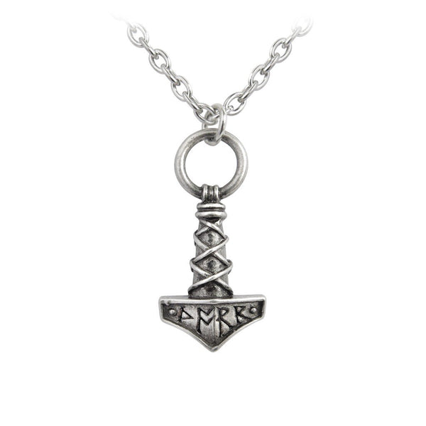 Alchemy Gothic P696 Thor's Hammer Amulet Norse Strength Healing Pendant Necklace