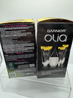 (2) 1.0 Black Garnier Olia Hair Color Ammonia-Free Hair Dye  Highlights