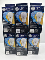 (6) GE LED 60w/10w Soft White A10 67511 800 Lumens Dimmable Light Bulb