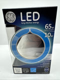 (6) GE 65w/10w BR30 Dimmable LED Indoor Floodlight Bulb 700 Lumens Soft White