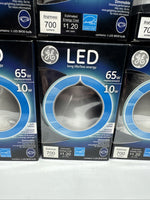 (6) GE 65w/10w BR30 Dimmable LED Indoor Floodlight Bulb 700 Lumens Soft White