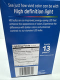 GE 8W/65W Replacement Refresh LED Daylight HD Light Bulb BR30 650 Lumen Dimmable