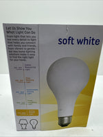 2pk GE Soft White 3 Way Light Bulb 50/200/250 A21 580-3915 Lumen COMBINESHIP