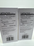 (2) GE 2pk Soft White 3Way Light Bulb 50/200/250 A21 580/3335/3915 Lumen 4 Total