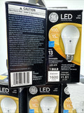 (5) GE 100w/ 15wDimmable Medium Base A21 LED Light Bulb Soft White 1600 Lumen