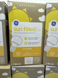 (6) GE Sun Filled 60W EQ A21 Daylight Dimmable LED Wellness Light Bulb