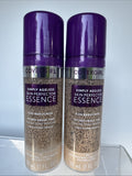 (2) Covergirl 25 Light-Neutral Simply Ageless SkinPerfector Essence Tint Makeup