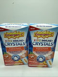 (2) Emergen-C KIDZ CRYSTALS Tropical Punch Vitamin C Zinc On The Go 28packs