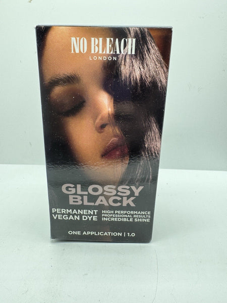 Glossy Black No Bleach London Permanent Hair Dye Vegan Cruelty Free COMBINESHIP