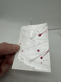 ACEO Pearl Splatter 1/9 Abstract Expressionism Art Card Collection
