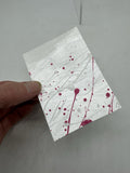 ACEO Pearl Splatter 2/9 Abstract Expressionism Mini Art Card Painting Collection