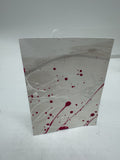 ACEO Pearl Splatter 2/9 Abstract Expressionism Mini Art Card Painting Collection