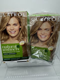 (2)Clairol 8A Medium Cool Blonde Natural Instincts Bold Permanent Hair Color Dye