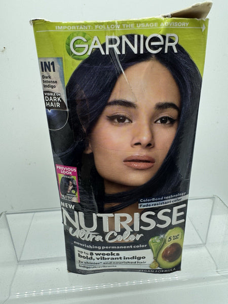 IN1 Dark Indigo Garnier Nutrisse Dark Intense Burgundy Nourish Hair Color
