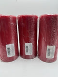 REDUCED Candle lite Apple Cinnamon Pillar Candle 2.75" X 6"  Red Holiday Fall