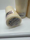 (4) Vanilla Swirl Candle lite Pillar Candle 2.75"x6"  Vintage Holiday Fall Scent
