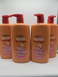 (4) L'Oreal Elvive Dream Lengths Super Detangling Shampoo & Conditioner 28ozPump