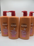 (4) L'Oreal Elvive Dream Lengths Super Detangling Shampoo & Conditioner 28ozPump