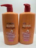 (4) L'Oreal Elvive Dream Lengths Super Detangling Shampoo & Conditioner 28ozPump