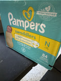 Pampers Swaddlers Soft Baby Diapers- Newborn Size 0 - 84ct