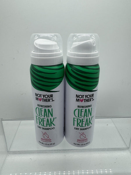 (2) Not Your Mother's Clean Freak Refreshing Dry Shampoo unscented COMBINESHIP