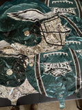 (7) Philadelphia Eagles Shape 21" 5x Football & 2x 24" Helmet Foil Balloon Party