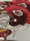 (7) Kansas City Chiefs Shape 21" Football & 24" Helmet Foil Balloon Party PAC