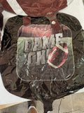 (6) Football Shape 21"  Foil Balloon Game Day Party Pack COMBINESHIP