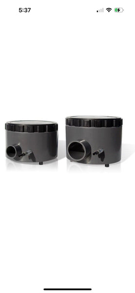 3" AquaDyne RHINO Retro Bottom Drains W/ Air Diffuser Koi Pond NO CUTTING LINER!