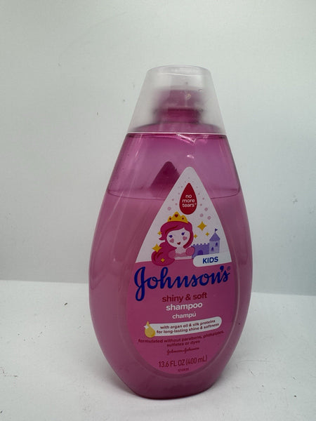 Johnson's Baby Shiny Soft TearFree Kids' Shampoo Argan Oil Silk Gentle Wash