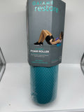 Gaiam Restore Foam Roller Compact 12" Textured Teal Workout Massage COMBINESHIP
