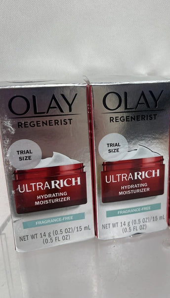 (2) Olay Regenerist Ultra Rich  moisturizer Peptides Wrinkle Fragrance Free