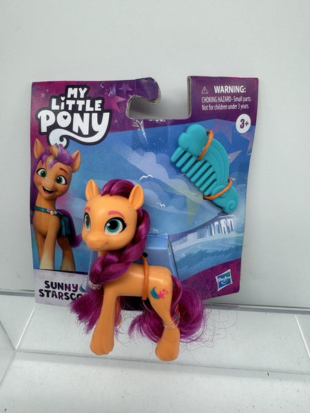 My Little Pony Sunny Starscout Toy Best Movie Friends Comb Horse Orange Pink