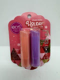 EOS Lip Balm Cranberry Joy Merry Berry All Day Moisture 2pk Holiday COMBINESHIP