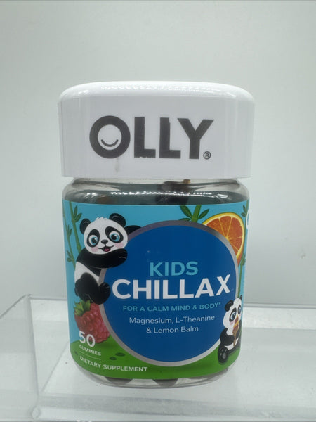 Olly Kids Chillax With Magnesium, L-Theanine & Lemon Balm 50 Gummies 2/26