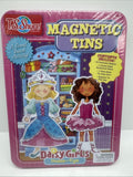T.S. Shure Magnet Tins Daisy Girls Dress-Ups 50 Illustrated Magnets Play Case