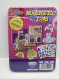 T.S. Shure Magnet Tins Daisy Girls Dress-Ups 50 Illustrated Magnets Play Case