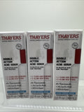 (3) Thayers Double Action Serum Niacinamide Lactic Witch Hazel Acne30mL