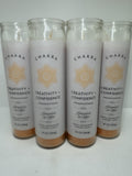 (4) Chakra Swadhisthana Creativity Confidence Passion Candle Geranium & Mint