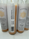 (4) Chakra Swadhisthana Creativity Confidence Passion Candle Geranium & Mint