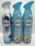 (3) Febreze Air Mist REFRESH & ENERGIZE Air Freshener Heavy Duty Odor 8.8oz