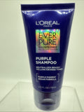L'oreal Ever Pure Purple Hair Shampoo Neutralize Brassy Blonde 2.5oz Travel