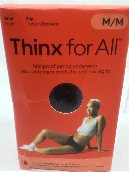 Thinx for All Period All Day Brief Underwear Washable Medium COMBINESHIP